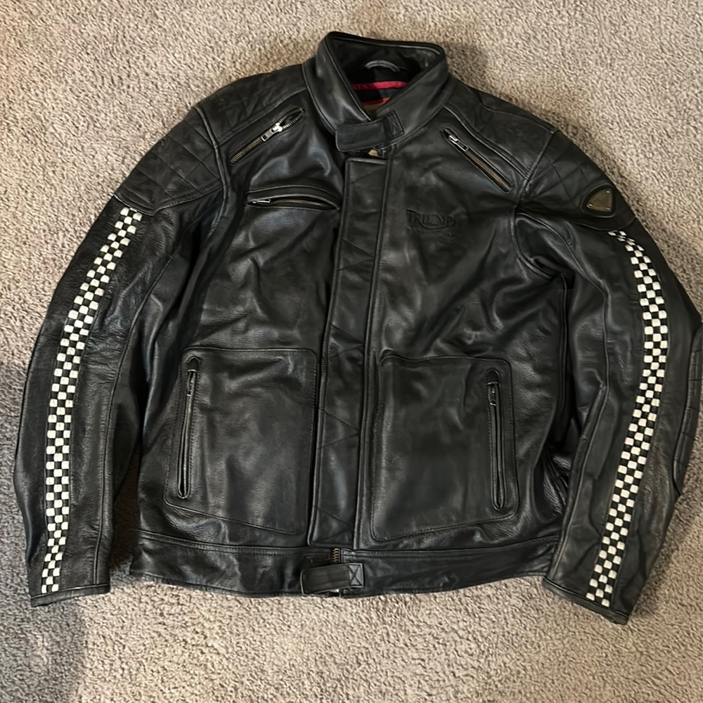 Triumph Motorcycles Cow Leather Riding Jacket